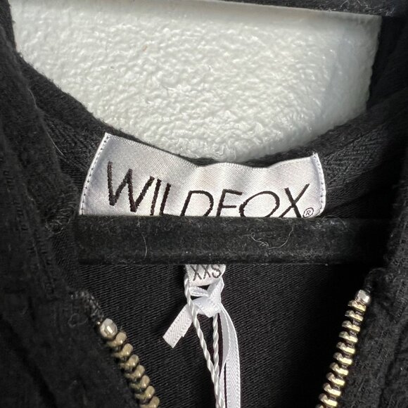 Wildfox Black Zip-Up Hoodie - Picture 4 of 9